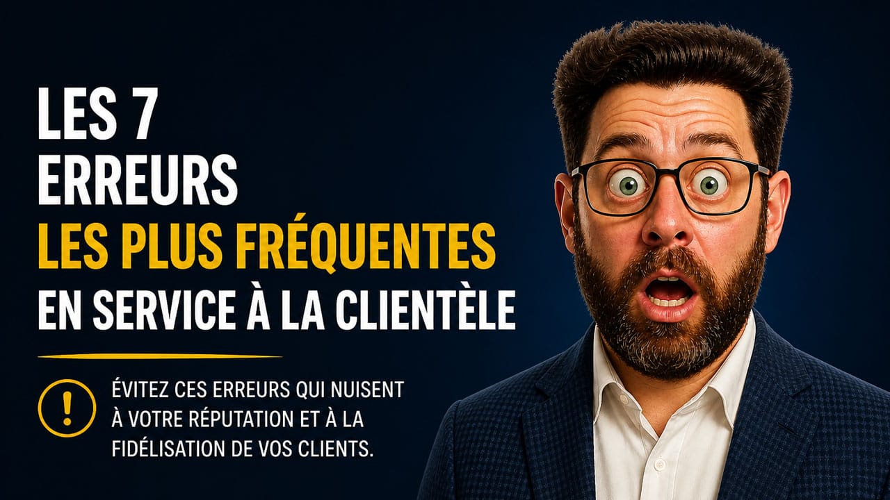 Les 7 erreurs les plus fréquentes en service à la clientèle